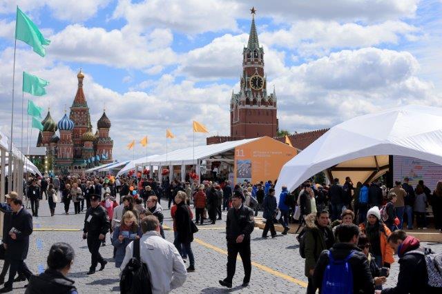 Festival del libro “Piazza Rossa” a Mosca
