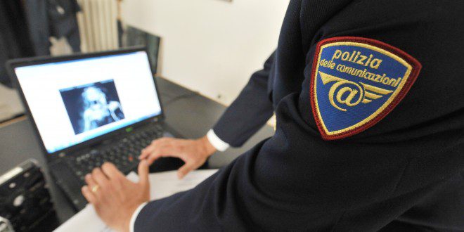 I dati polizia sulla sicurezza in internet