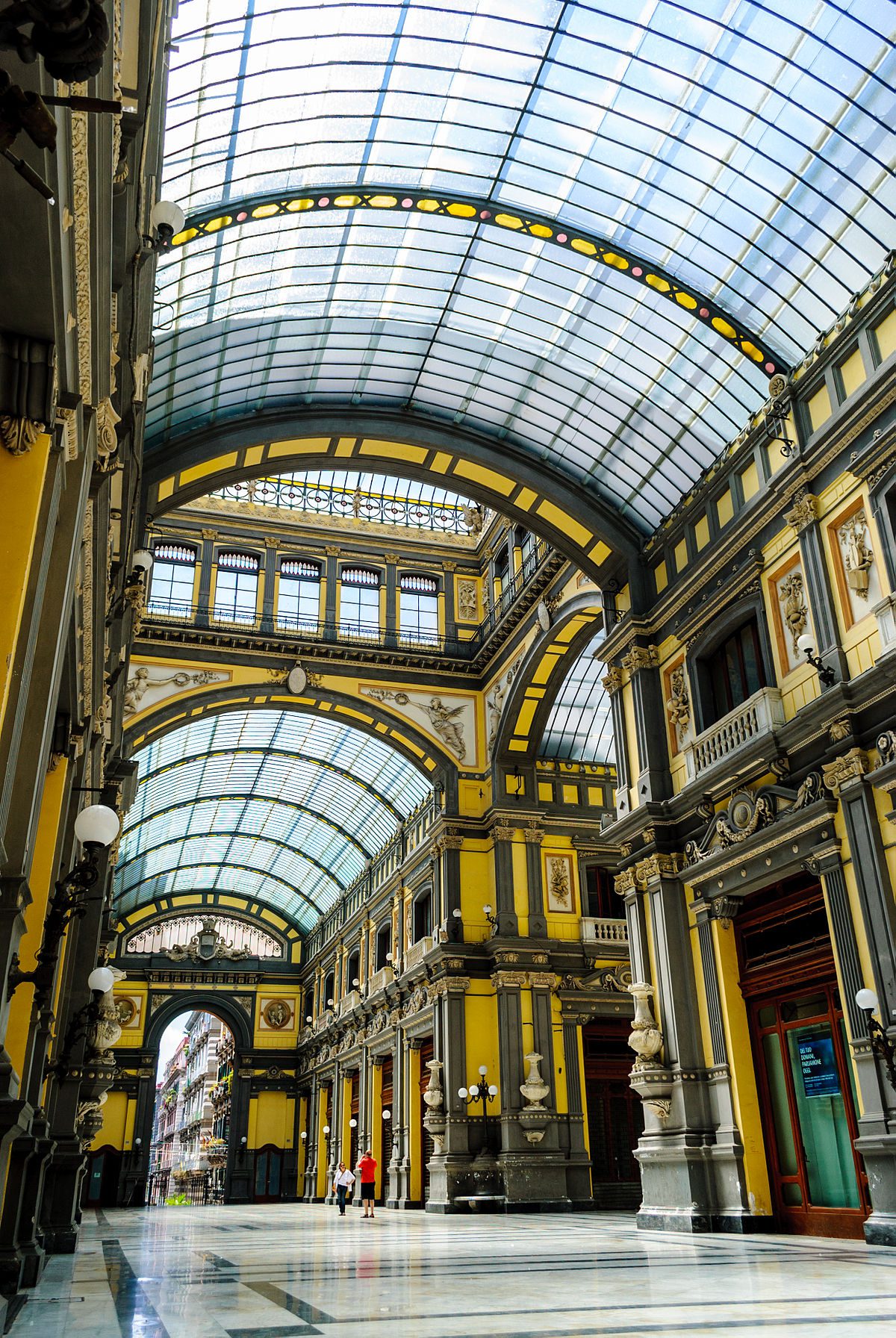Il restauro della Galleria Principe di Napoli