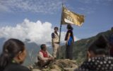 Il WFP fa sventolare la bandiera di Zero Hunger sull'Himalaya