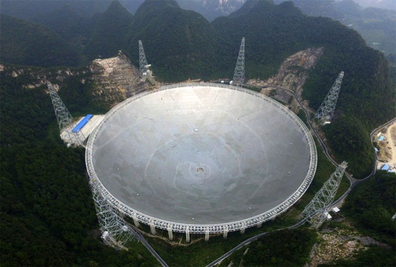 Radiotelescopio record per la Cina