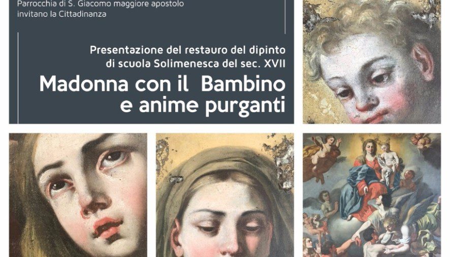 San Valentino Torio: il restauro di un dipinto del XVII secolo