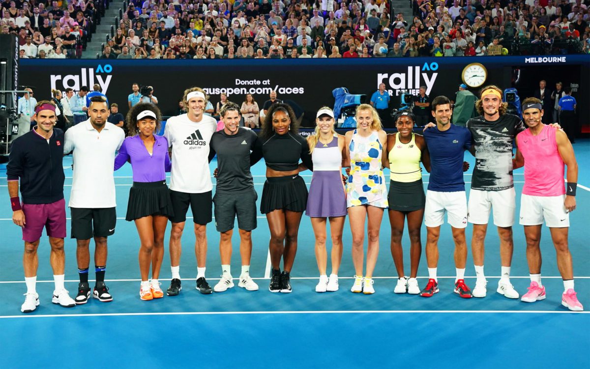 Tennis ed Australian Open: tra donazioni e serate evento per salvare l'Australia