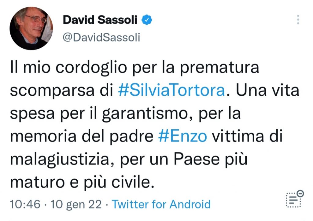 David Sassoli uomo gentile, giornalista per passione e politico d'elezione