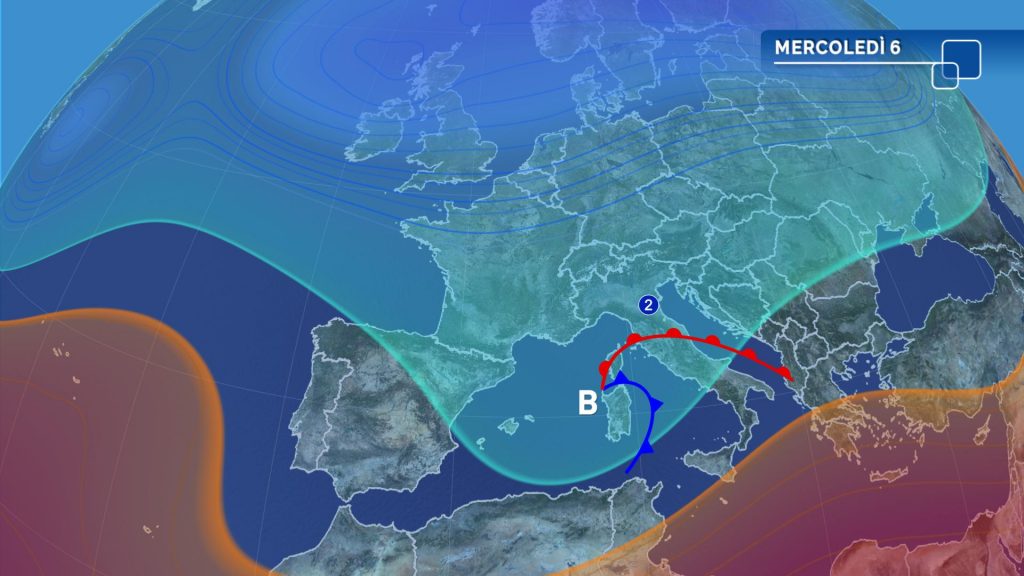 Meteo: piogge al Centro-Sud e in Sardegna, clima mite ovunque