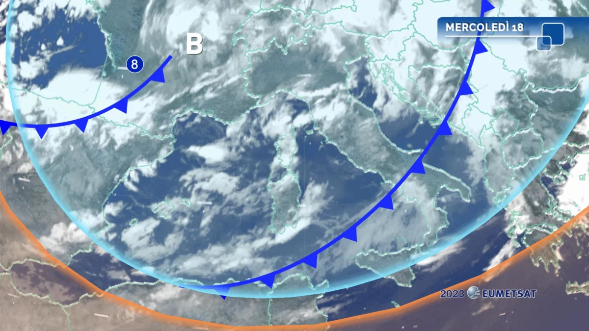 Meteo oggi: arriva un treno di perturbazioni invernali meteo oggi