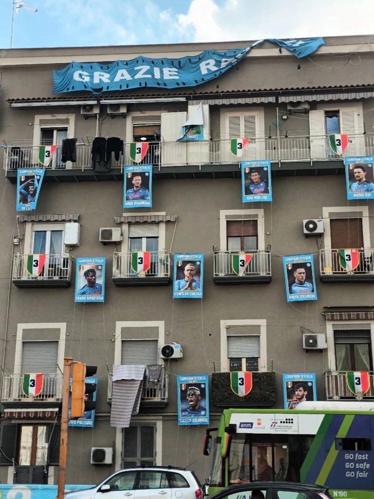 Napoli campione d'Italia: la città azzurra in festa