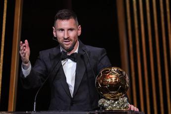 Pallone d'oro 2023, Messi vince il trofeo per l'ottava volta