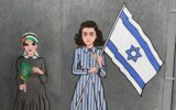 Anna Frank in lacrime, a Milano spunta murale contro antisemitismo