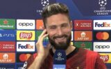 Giroud, la lezione in tv dopo Milan-Psg: "Non mi chiamo Girù" - Video