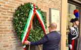 Modena, il ministro della Cultura Sangiuliano depone una corona a memoria di Angelo Fortunato Formiggini