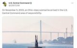 Usa schierano sottomarino nucleare Ohio in Medio Oriente, cosa può fare