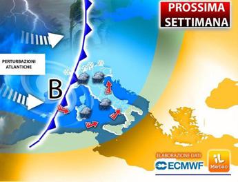 Maltempo sull'Italia, arriva doppia perturbazione: previsioni meteo prossima settimana