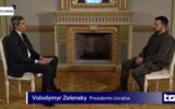 Ucraina, Zelensky a Tg1: "Guerra può arrivare da voi, nessuno sarà pronto"