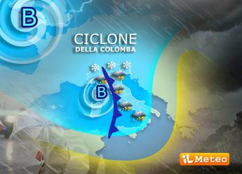 Arriva il Ciclone della Colomba: piogge, venti forti e anche tanta neve Arriva il Ciclone della Colomba: piogge, venti forti e anche tanta neve
