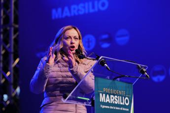 Regionali Abruzzo, Meloni: "Spero in Marsilio primo presidente rieletto"