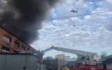Russia, maxi incendio a Mosca: in fiamme magazzino di 4mila metri quadrati