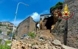 Volterra, crolla parte di mura antiche: un ferito