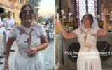 La lascia 7 giorni prima del matrimonio, lei festeggia comunque... con l'abito da sposa
