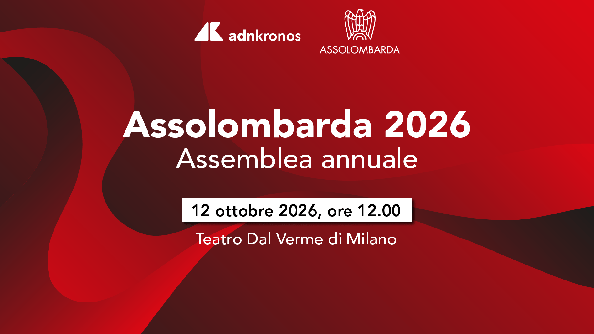Assolombarda, il 12 ottobre l'assemblea: diretta streaming su Adnkronos a partire dalle 12 Assolombarda, il 12 ottobre l'assemblea: diretta streaming su Adnkronos a partire dalle 12