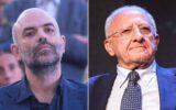 "De Luca satrapo", archiviato il procedimento contro Saviano