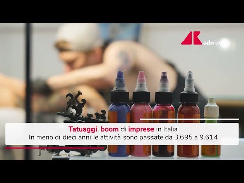 Tatuaggi, boom di imprese in Italia Tatuaggi, boom di imprese in Italia